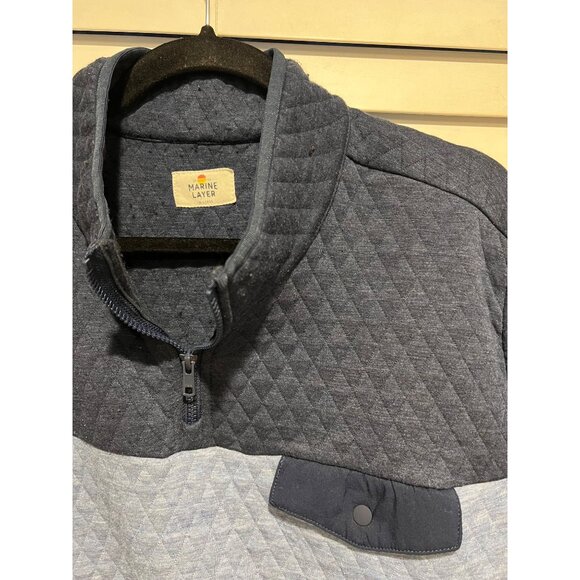 Marine Layer Quilted Pullover - Size XL - Picture 2 of 3